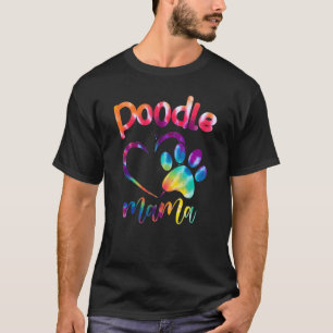 T-shirt Maman Caniche Amusant Vêtements pour Animaux Chien