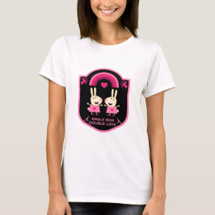 T-shirt Maman célibataire de jumeaux