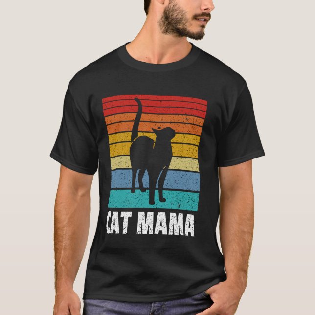 T-shirt Maman chat (Devant)