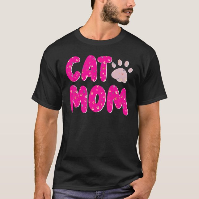 T-shirt Maman chat (Devant)