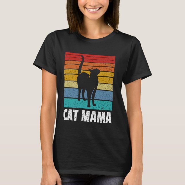 T-shirt Maman Chat (Devant)