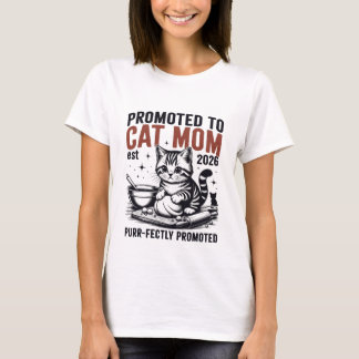 T-shirt Maman Chat 2026 Parfaitement Promue