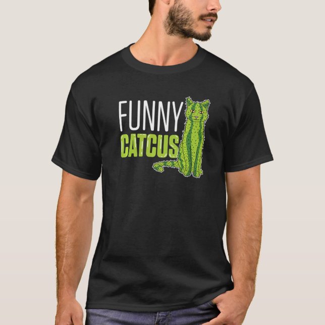 T-shirt Maman chat cactus (Devant)