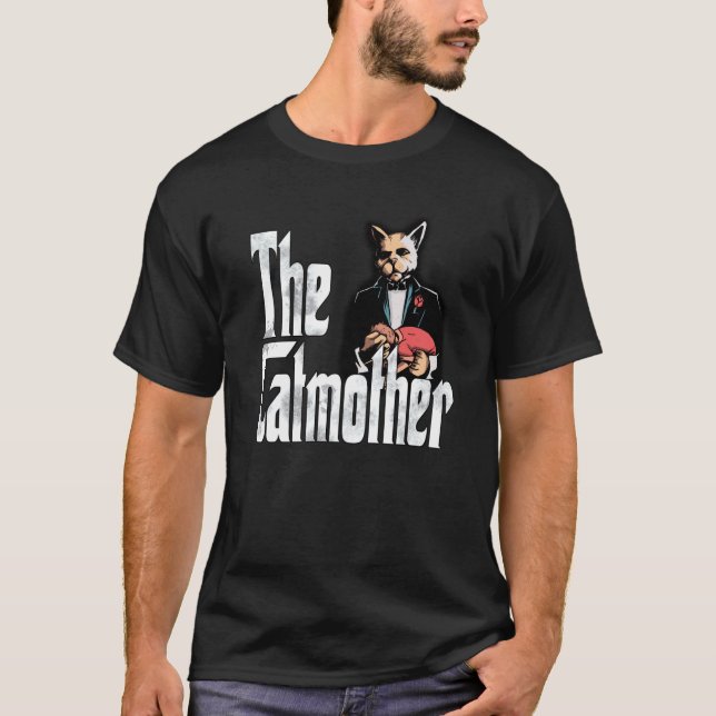 T-shirt Maman chat Chatmère Mère chat Kitty Maman  9 (Devant)
