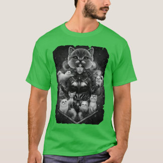 T-shirt Maman chat Dieu amis