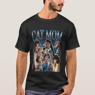 T-shirt Maman Chat Drôle Gen Z Mème Dank Contrefaçon