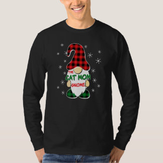 T-shirt Maman Chat Gnome Buffalo Carreaux Correspondance F