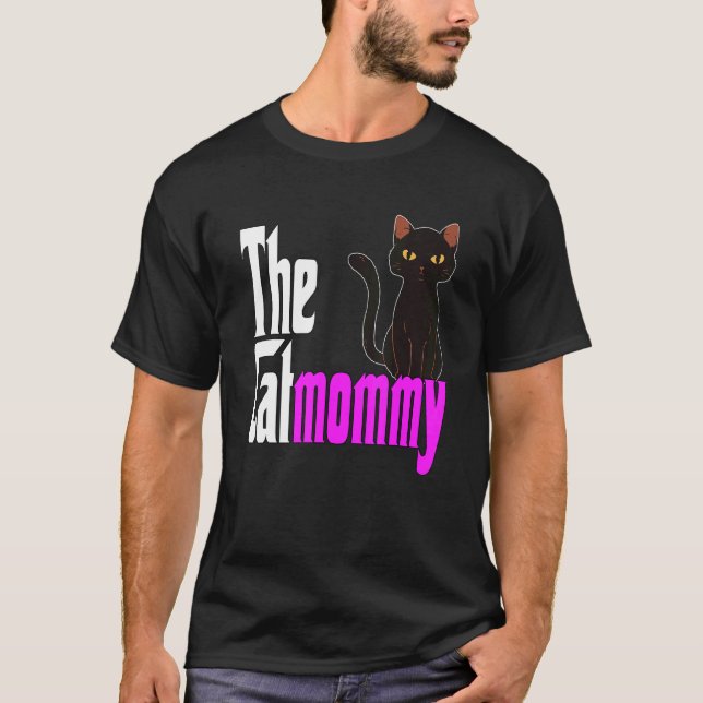 T-shirt Maman Chat La Catmère Mère Chat Folle Maman Minou (Devant)