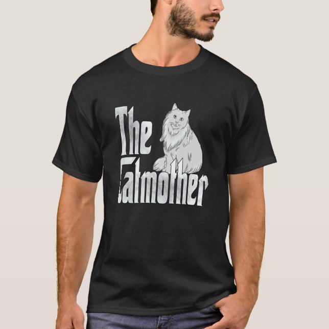 T-shirt Maman Chat La Catmère Mère Chat Folle Maman Minou (Devant)