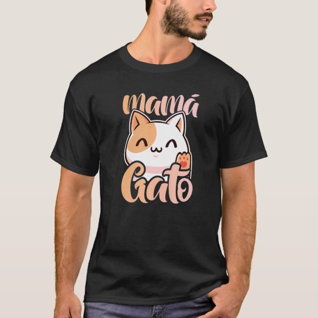 T-shirt Maman chat Mamá Gato (Devant)