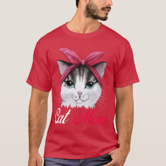 T-shirt maman chat maman maman maman maman maman fille