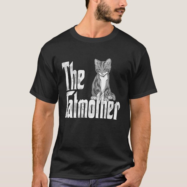 T-shirt Maman chat Mère chat Mignonne Mère chat Minette Ma (Devant)