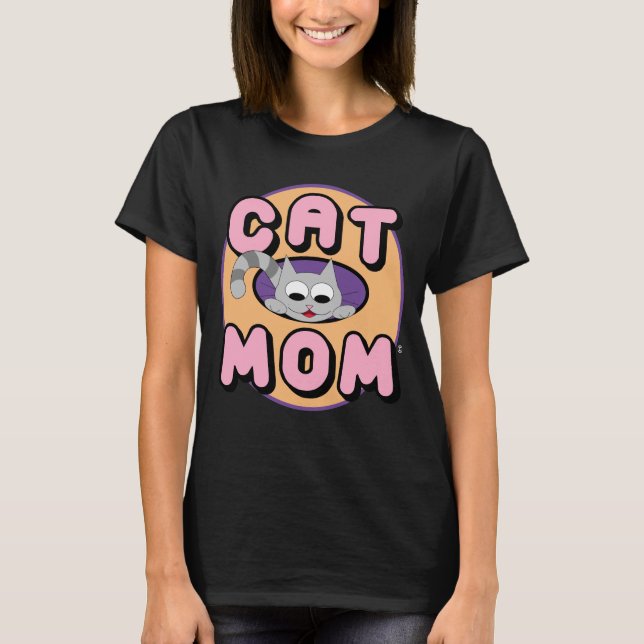 T-shirt MAMAN CHAT Mignon Chat (Devant)
