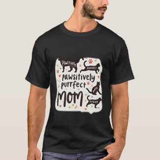 T-shirt Maman chat noir absolument adorable