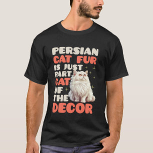 T-shirt Maman chat POIL DE CHAT PERSAN FAIT JUSTE PARTIE D