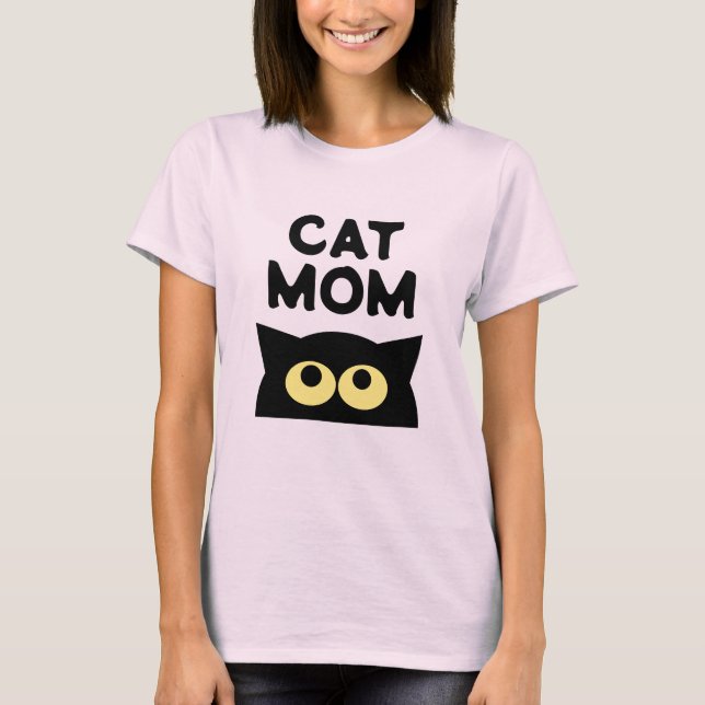 T-shirt maman chat pour femmes (Devant)