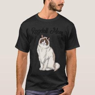 T-shirt Maman chat Ragdoll Propriétaire de chat