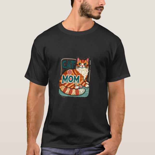 T-shirt Maman Chat Roux 2 (Devant)