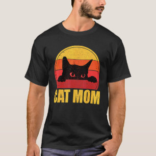 T-shirt Maman Chat T-shirt Mère de Chat Fête des M
