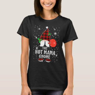 T-shirt Maman Chaude Gnome Buffalo Carreaux Correspondant