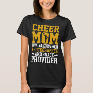 T-shirt Maman Cheeréminent Photographe officieux Snack Pro