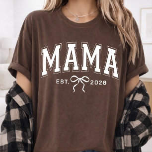 T-shirt Maman Chemise personnalisée de première fête des