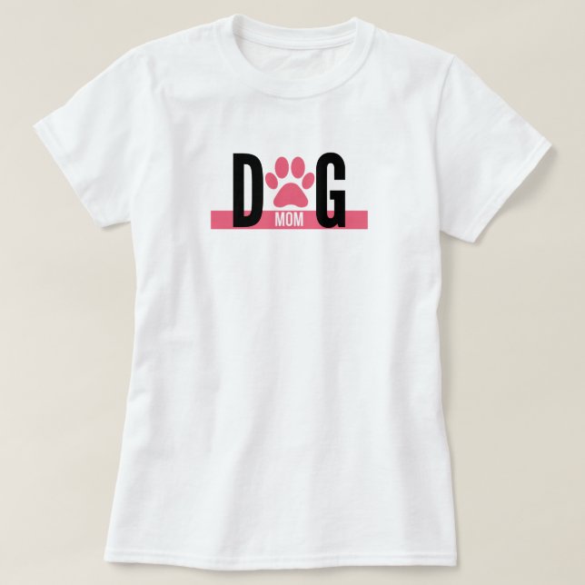 T-shirt maman chien (Design devant)