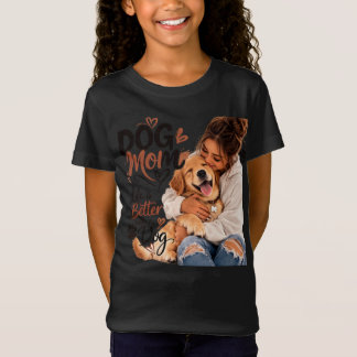 T-Shirt Maman Chien Bébé – Empreinte de Patte Amou