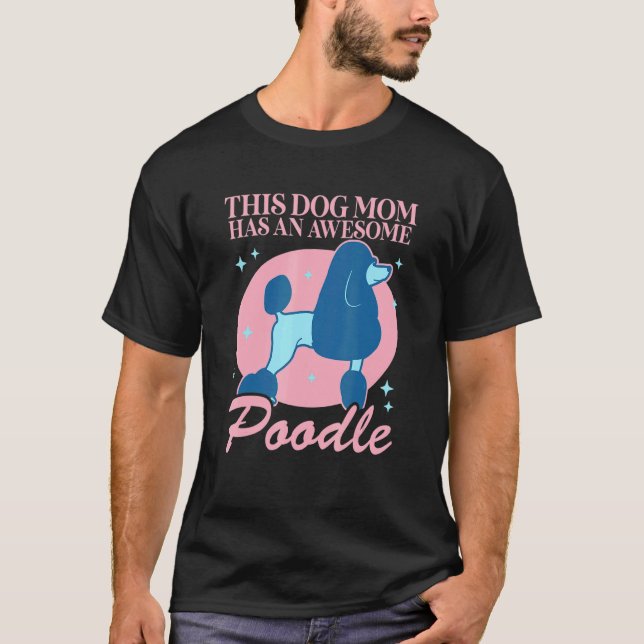 T-shirt Maman chien caniche propriétaire caniche 1 (Devant)