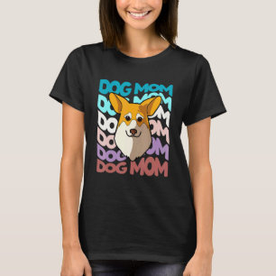 T-shirt Maman Chien Corgi Pembroke Rétro Vintage Maman Chi