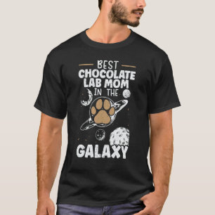 T-shirt Maman Chien Lab au Chocolat Retriever Chien Lab