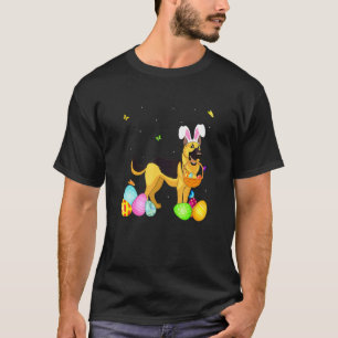 T-shirt Maman Chien Lapin Mignon Berger Allemand Œufs Jour