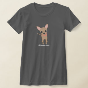 T-shirt Maman Chihuahua Personnalisée Maman Chien