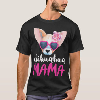 T-shirt Maman Chihuahua pour femmes Mère Chihuahua