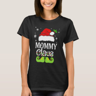 T-shirt Maman Claus Famille Correspondre Maman Claus Pajam