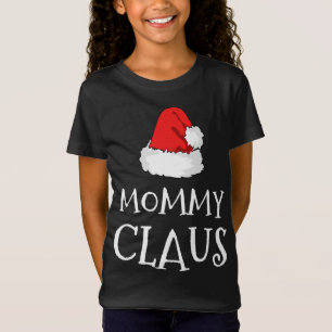 T-Shirt Maman Claus Noël Casquette Famille Groupe de jumel