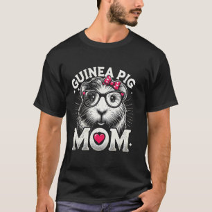 T-shirt Maman cochon d'Inde amoureux de l'animalerie pour