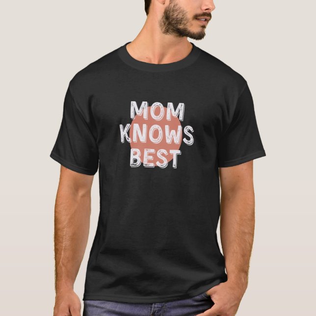 T-shirt Maman Connaît Le Meilleur Inspirateur Dire Citatio (Devant)