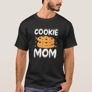 T-shirt Maman cookie faisant des cookies boulanger femmes