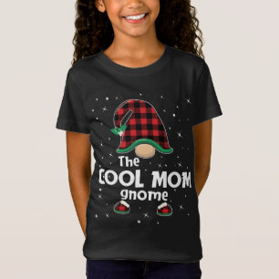 T-Shirt Maman cool Gnome Buffalo Plaid Correspondance Gi d