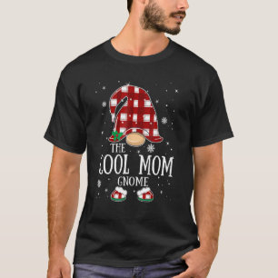 T-shirt Maman cool Gnome Buffalo Plaid Matching Family Chr