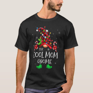 T-shirt Maman cool Gnome Buffalo Plaid Matching Family Chr