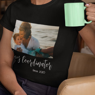 T-shirt Maman Coordinatrice de Chaos Année personnalisée