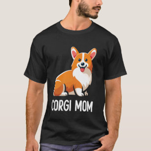 T-shirt Maman Corgi Amoureuse de Chien Propriétaire d'Anim
