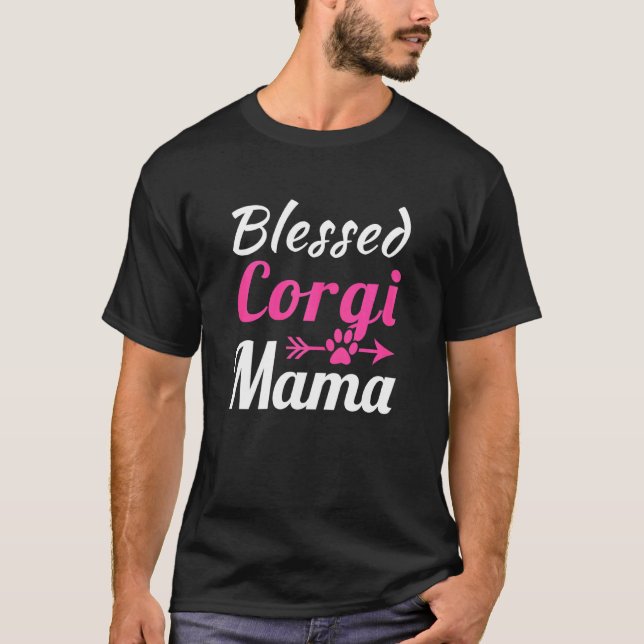 T-shirt Maman Corgi Bénie Femmes (Devant)