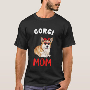 T-shirt Maman Corgi Maman Corgi Chien Propriétaire Drôle F