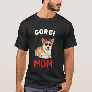 T-shirt Maman Corgi Maman Corgi Propriétaire de Chien Fête