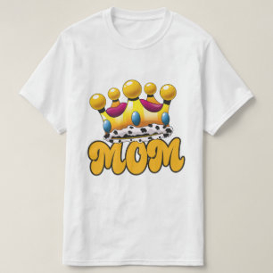 T-shirt Maman couronne de Queens