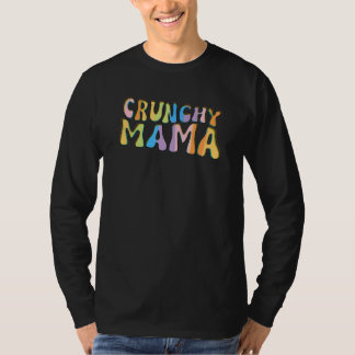 T-shirt Maman Crunch Tout Naturel Allaitement Hippie Moder