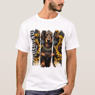 T-shirt Maman dachshund